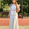 Embroidery Delight (White)