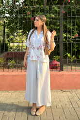 Embroidery Delight (White)