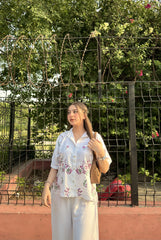 Embroidery Delight (White)