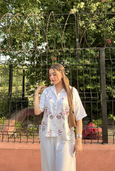 Embroidery Delight (White)